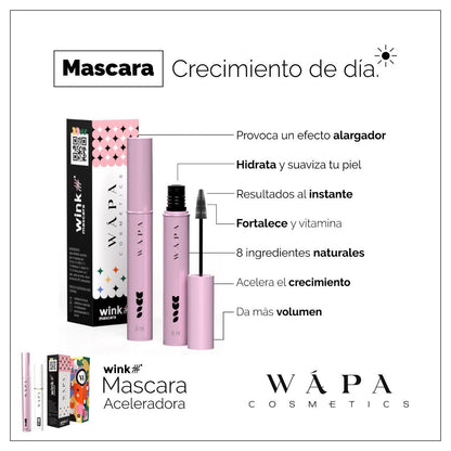 Wink Mascara; aceleradora de crecimiento - Wápa Cosmetics